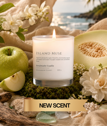 Island Muse Candle | Marine, Honeydew Melon & Apple