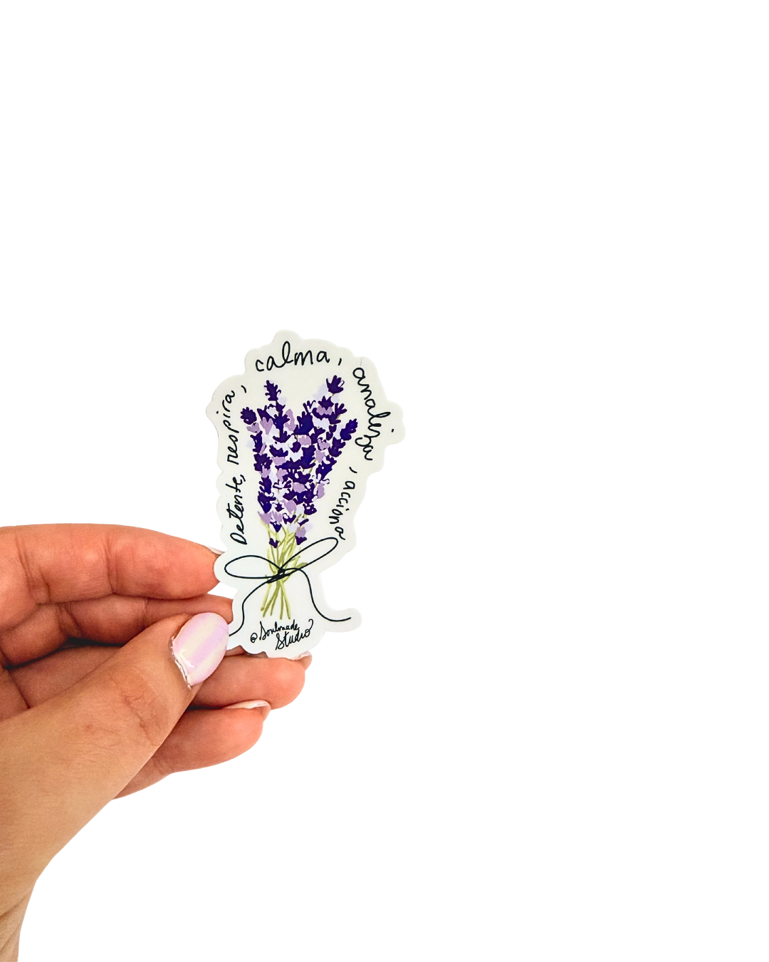 Stop, breathe, calm, analyze, and act sticker