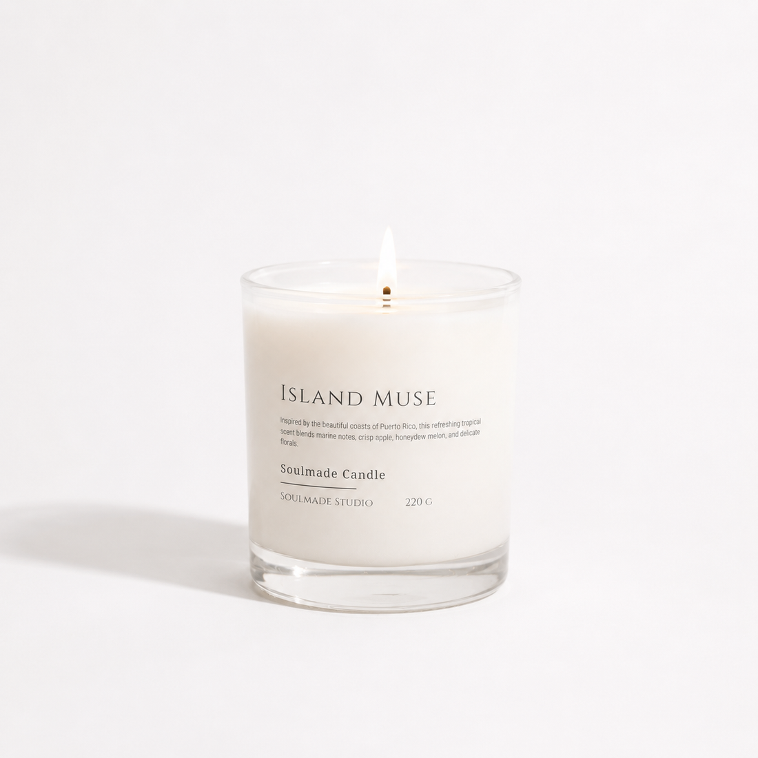 Island Muse Candle | Marine, Honeydew Melon & Apple