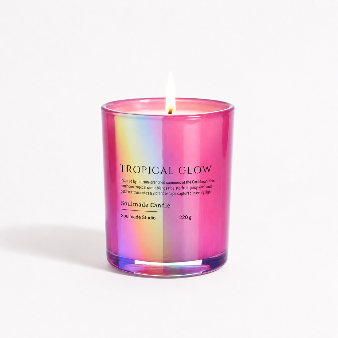 Tropical glow Candle | Starfruit & kiwi
