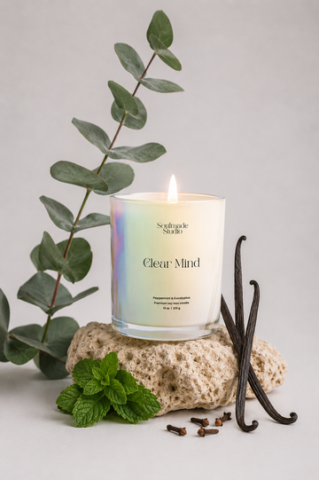 Clear mind Candle - Peppermint & Eucalyptus