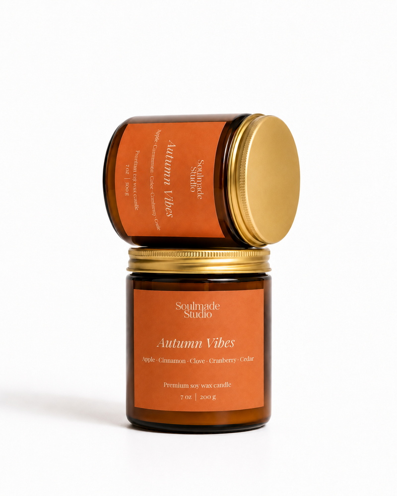 Autumn Vibes Candle | Manzana, canela y cedro