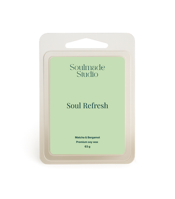 Soul Refresh Wax melts - Matcha y Bergamota