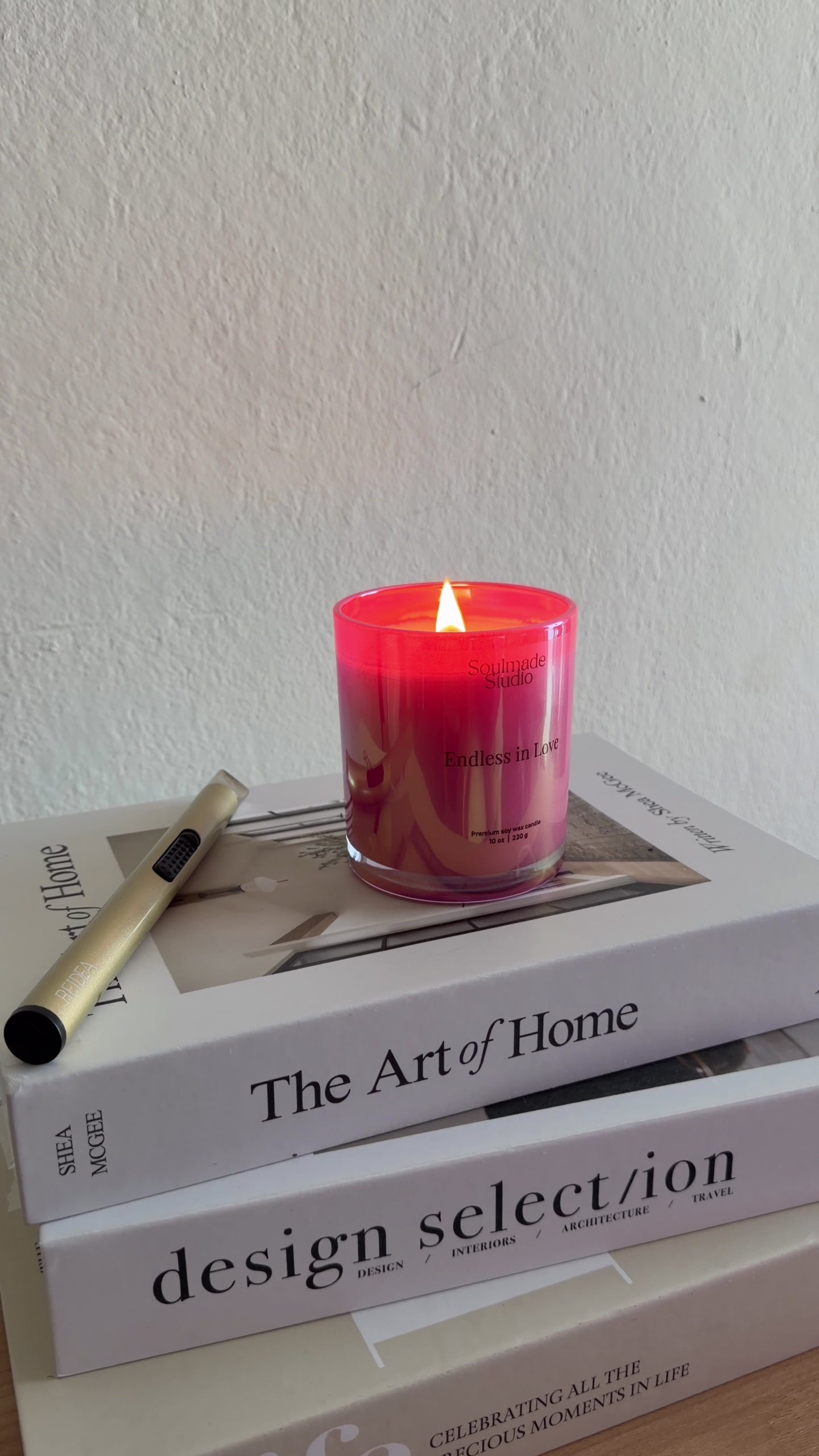 Endless in love candle - decor